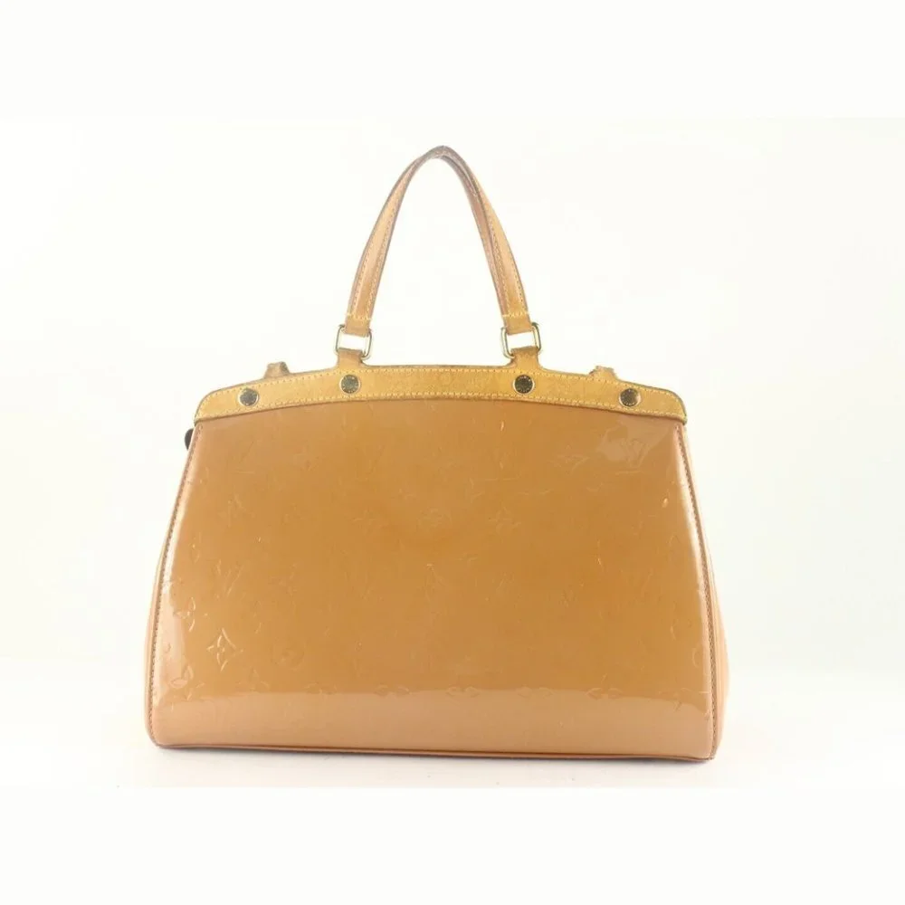 Louis Vuitton Nude Monogram Vernis Brea Tote 2way with Strap 9LK725K